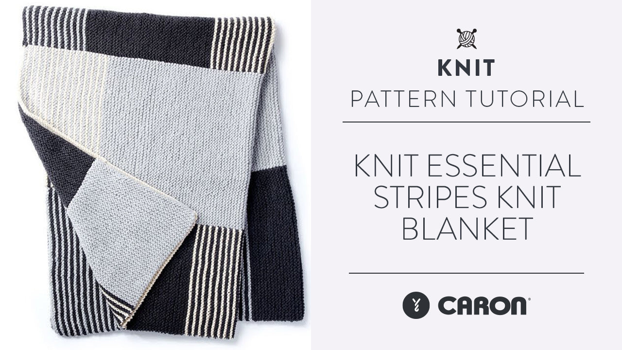 Image of Knit: Essential Stripes Knit Blanket thumbnail