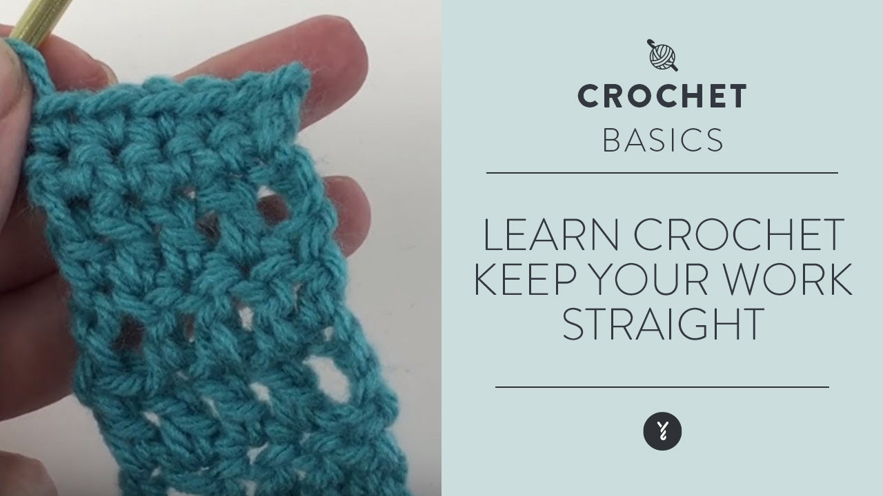 Image of Learn Crochet:  Keep Your Work Straight thumbnail