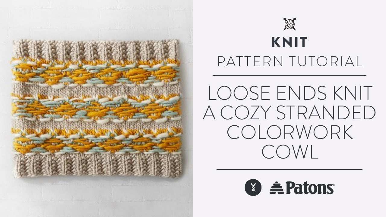 Image of Loose Ends:  Knit a Cozy Stranded Colorwork Cowl thumbnail