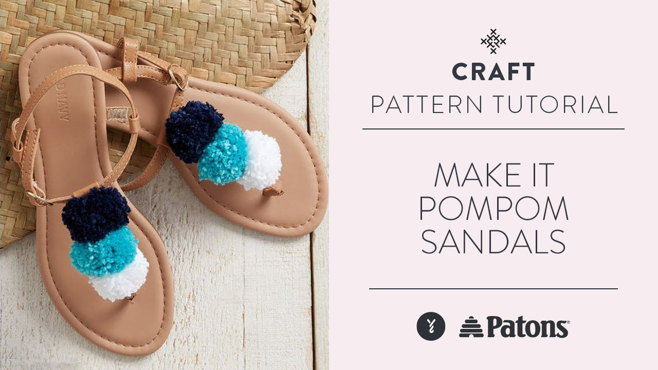 Image of Make It: Pompom Sandals thumbnail