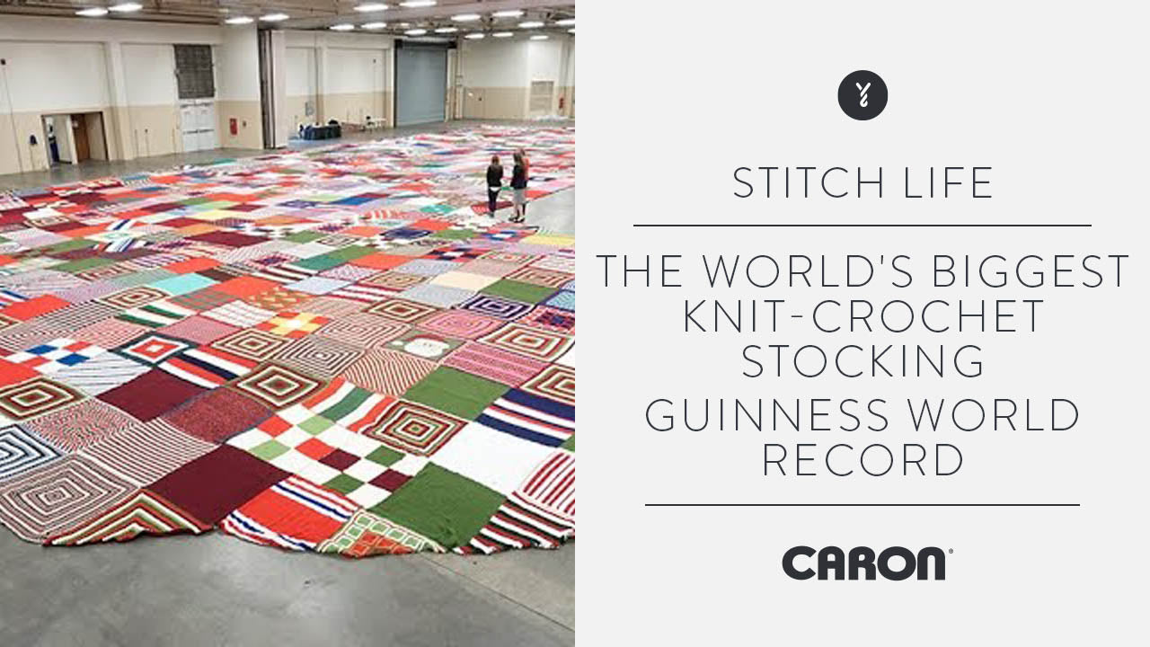 Image of The World's Biggest Knit/Crochet Stocking- Guinness World Record thumbnail