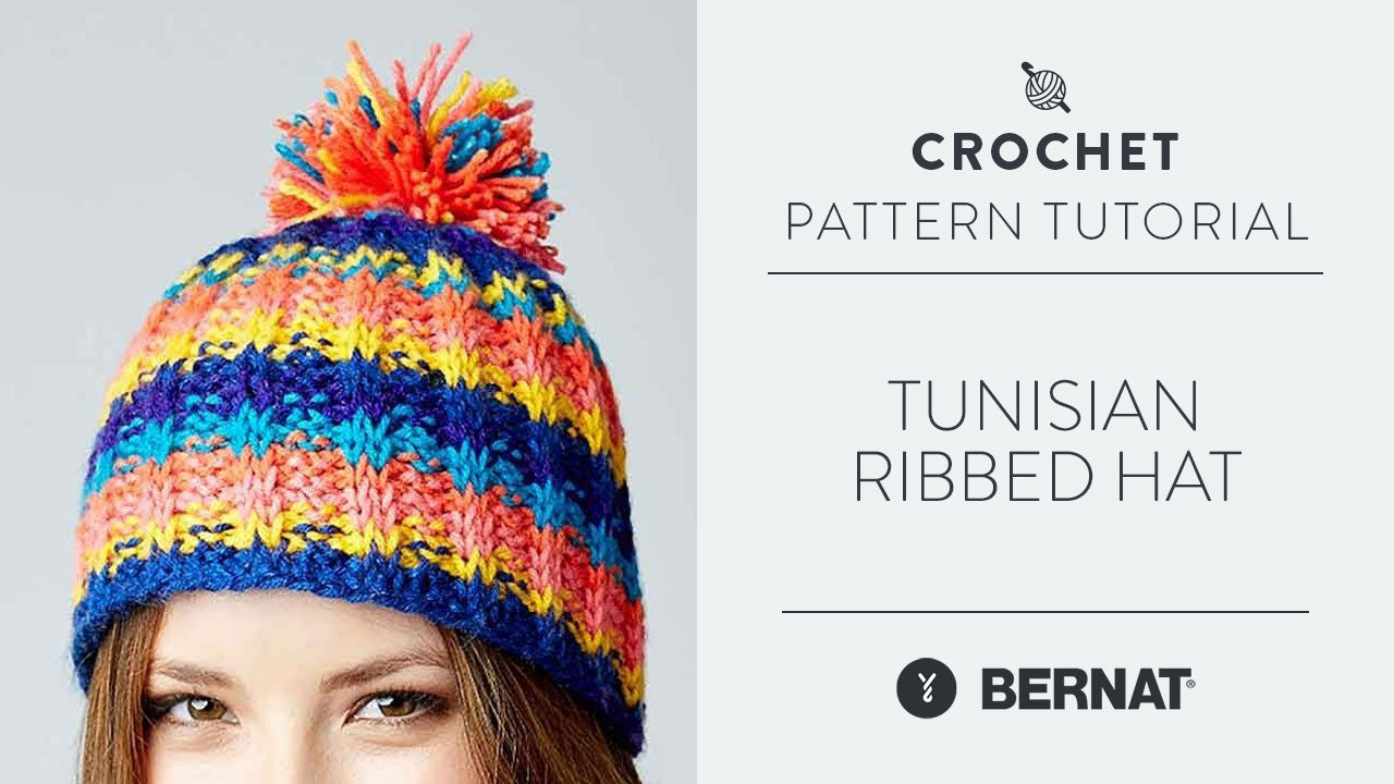 Image of Tunisian Ribbed Hat thumbnail