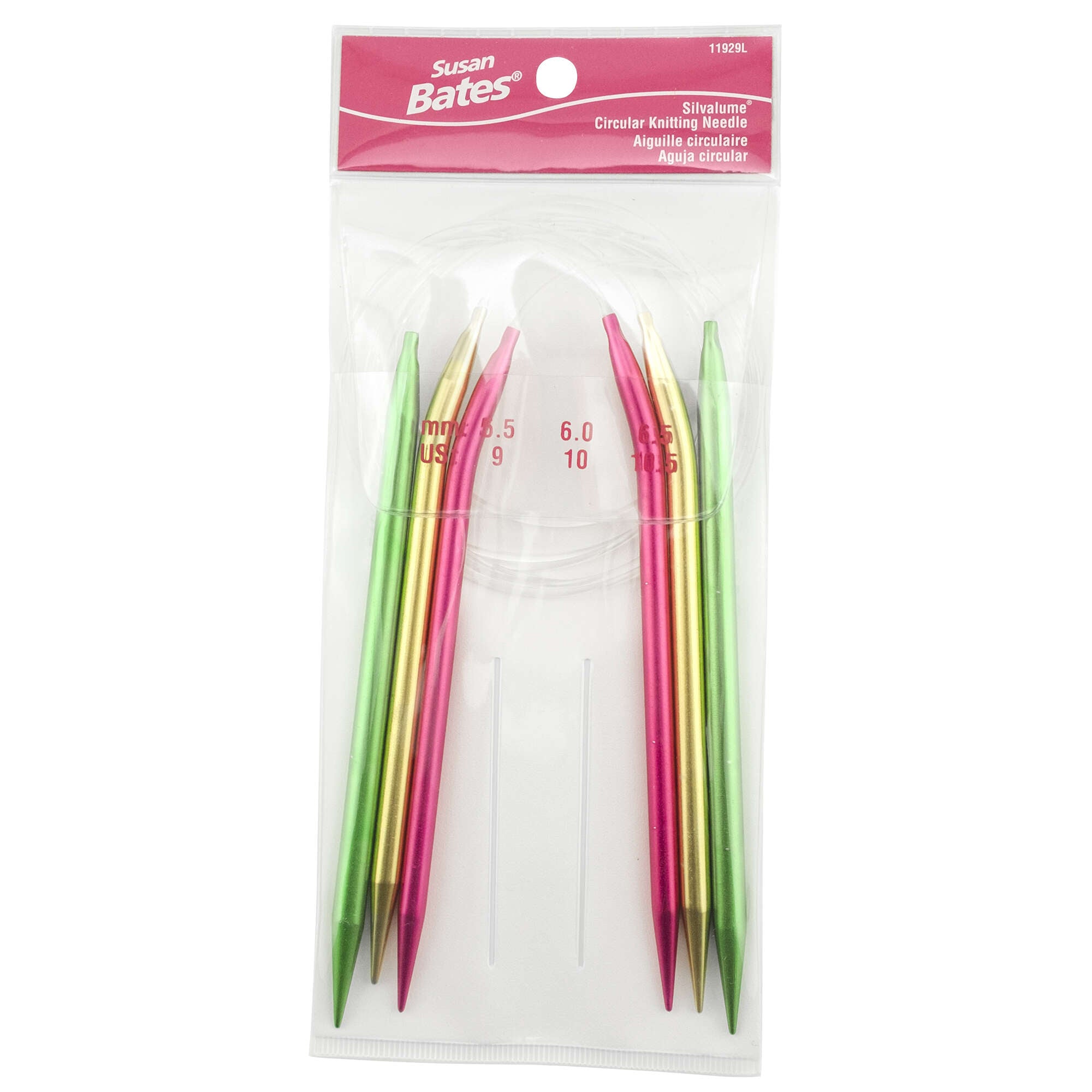 Susan Bates Silvalume 29" Circular Knitting Needles, Set of 3 Yarnspirations