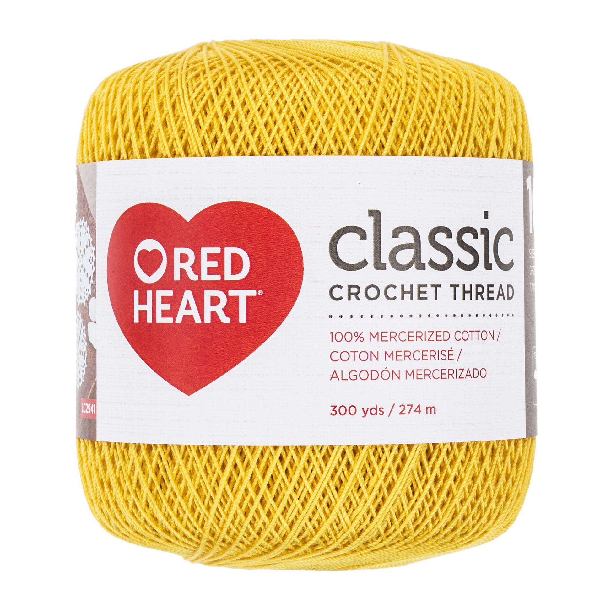 Red Heart Classic Crochet Thread Size 10 - Clearance shades