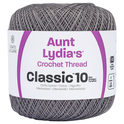 Aunt Lydia's Classic Crochet Thread Size 10 - Clearance shades Stone