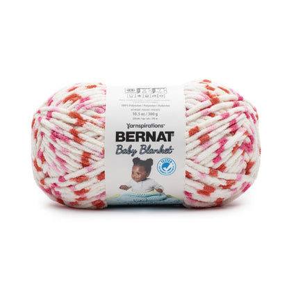 Bernat Baby Blanket Yarn (300g/10.5oz) Strawberry Dot