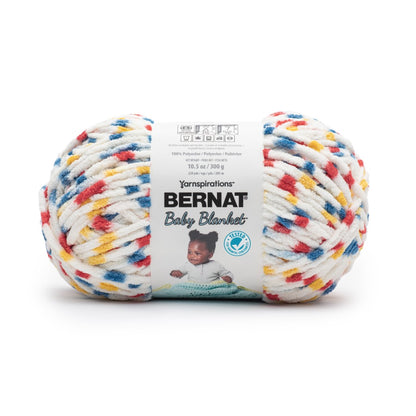 Bernat Baby Blanket Yarn (300g/10.5oz) - Discontinued Shades Primary Dot