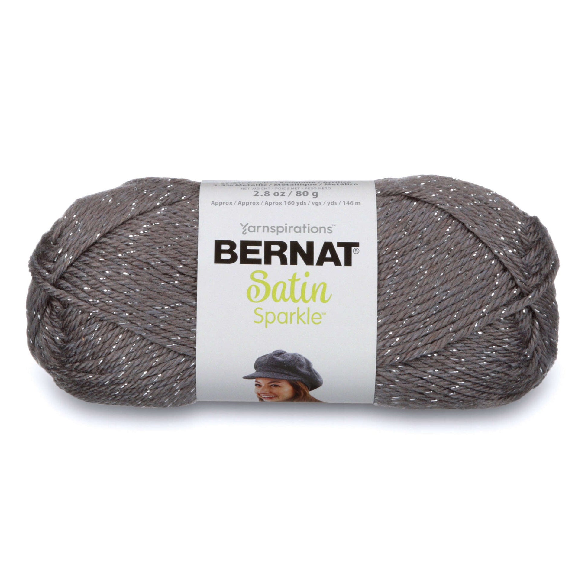 Bernat Satin Sparkle Yarn - Discontinued shades
