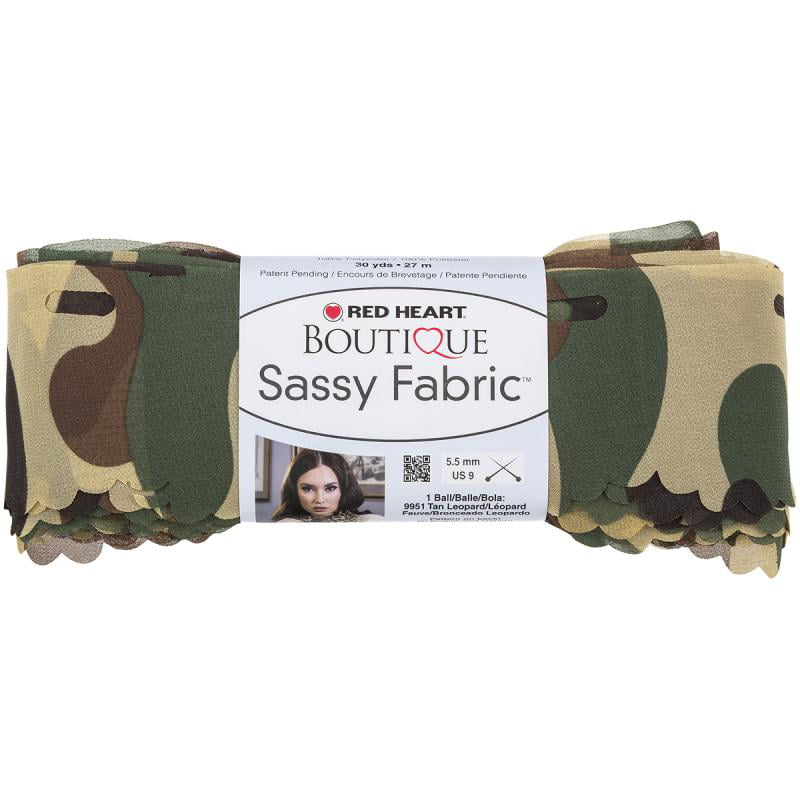 Red Heart Boutique Sassy Fabric Yarn - Clearance shades