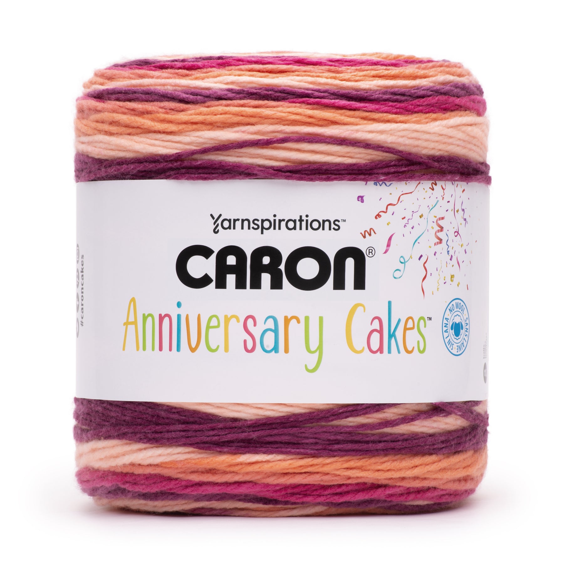 Yarnspirations Caron Anniversary Cakes Yarn Grape 35.3 oz 1061 yds 3183 Ft  Bulk - Tony's Restaurant in Alton, IL