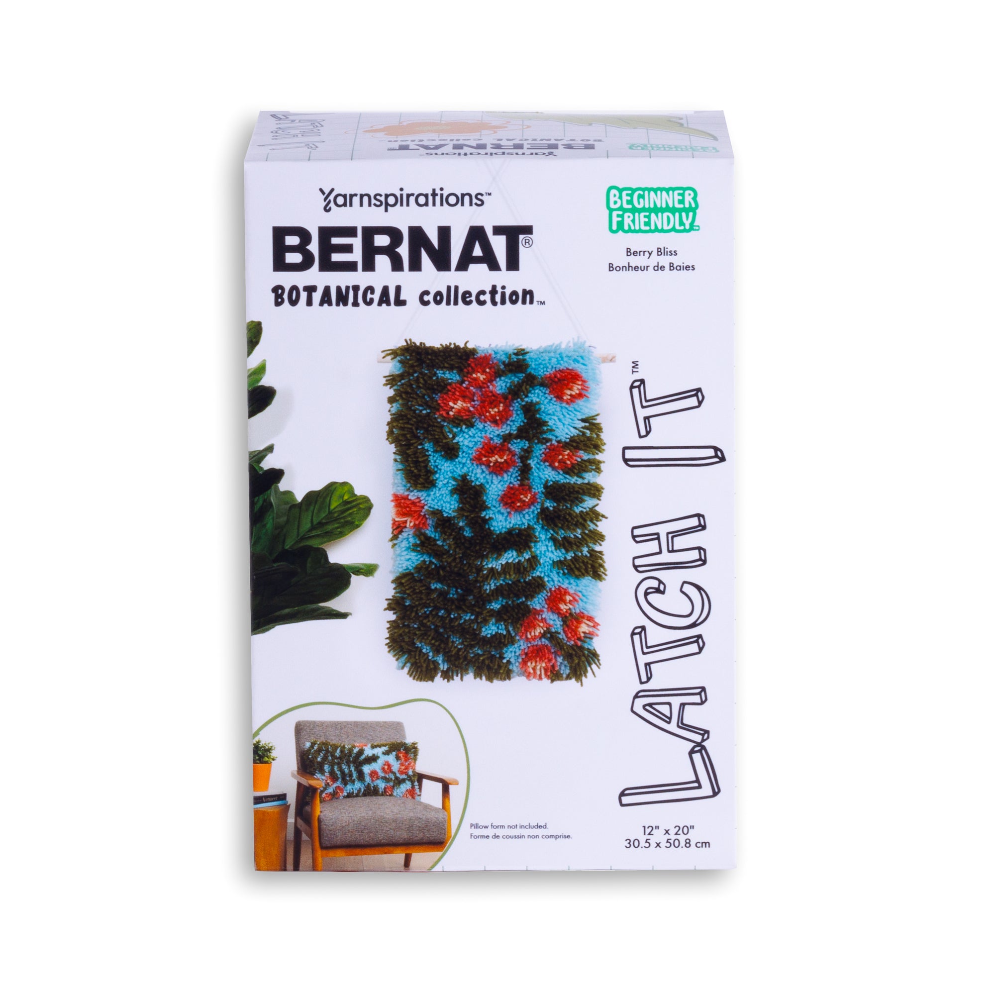 Bernat Latch It - Abstract Botanical | Yarnspirations