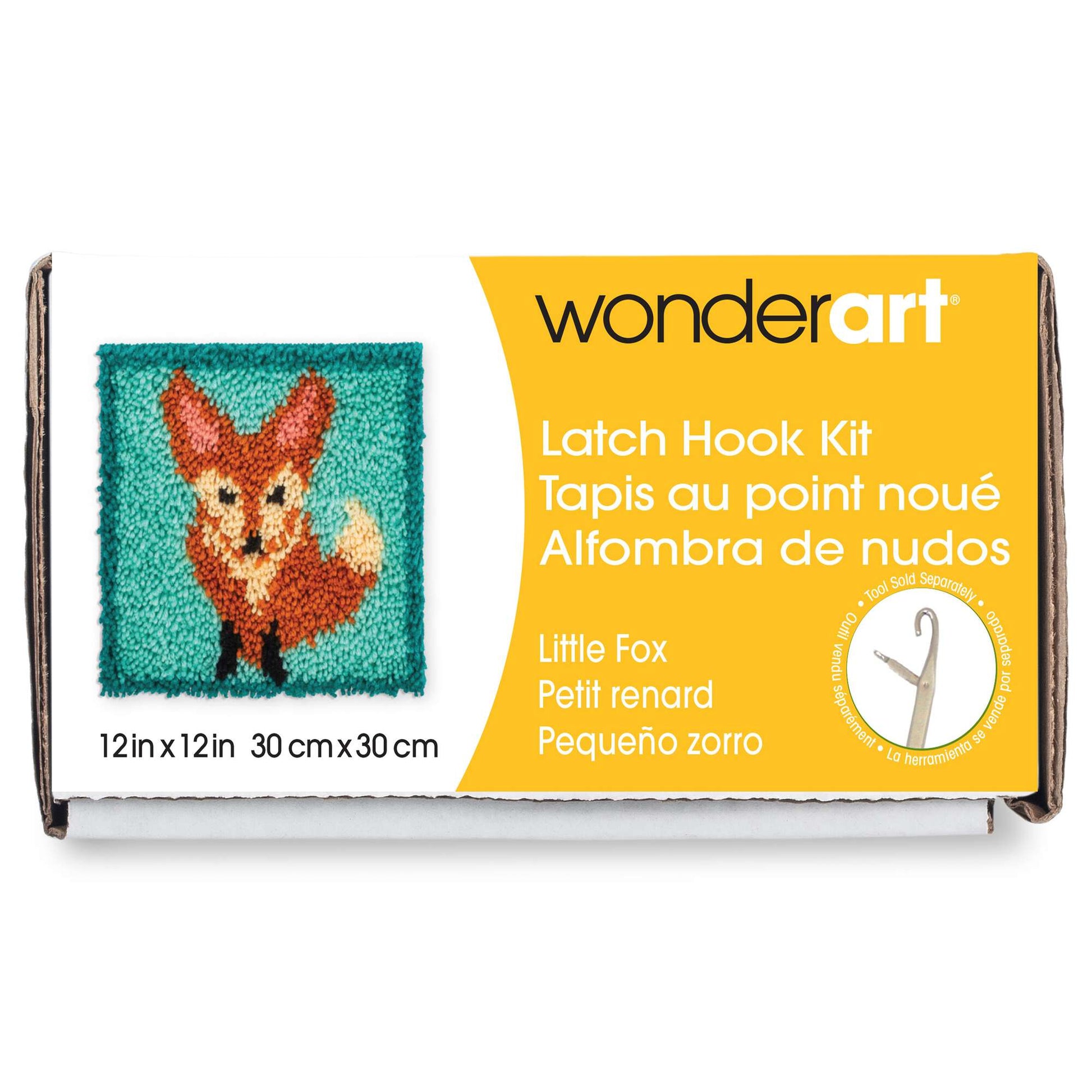 WonderArt Little Fox Kit 12" x 12", Discontinued items