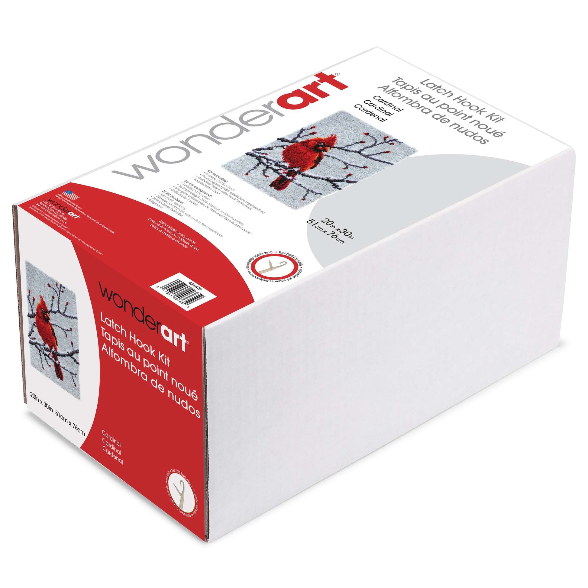 WonderArt Classic Cardinal Kit 20" x 30", Clearance items