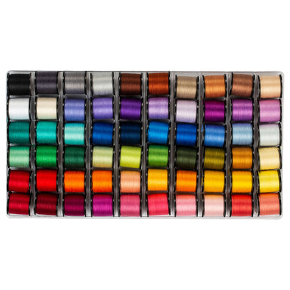 Anchor Embroidery Floss on Spools, 60 Pack Multicolor