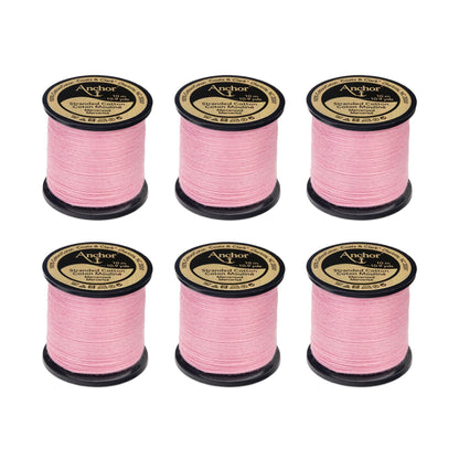 Anchor Spooled Floss 10 Meters (6 Pack) 0074 Antique Rose Light