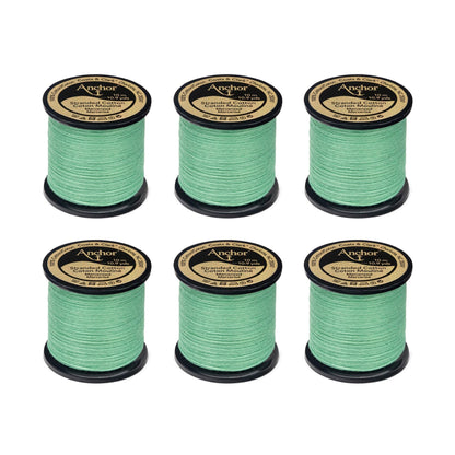 Anchor Spooled Floss 10 Meters (6 Pack) 0203 Mint Green Light