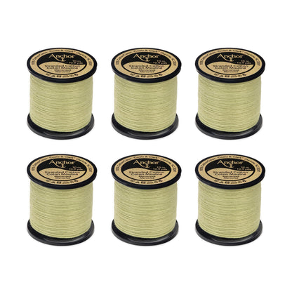 Anchor Spooled Floss 10 Meters (6 Pack) 0260 Loden Green Light
