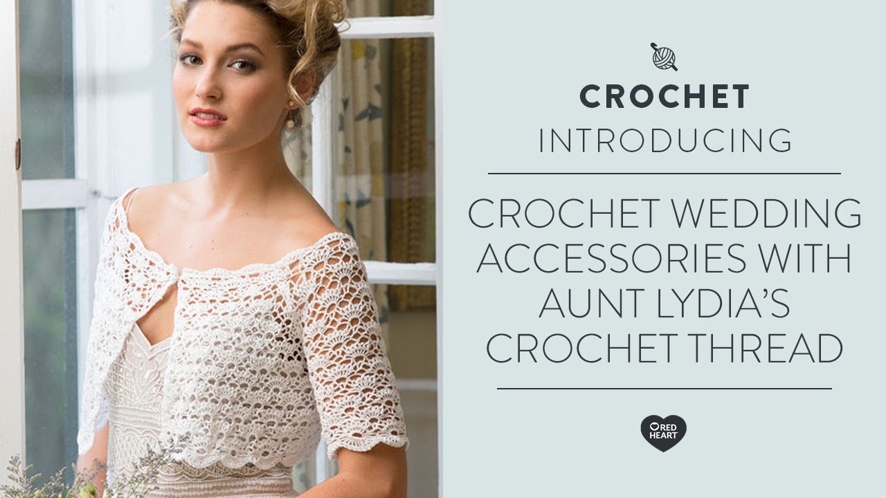 Aunt Lydia's Bridal Bouquet Wrap Crochet