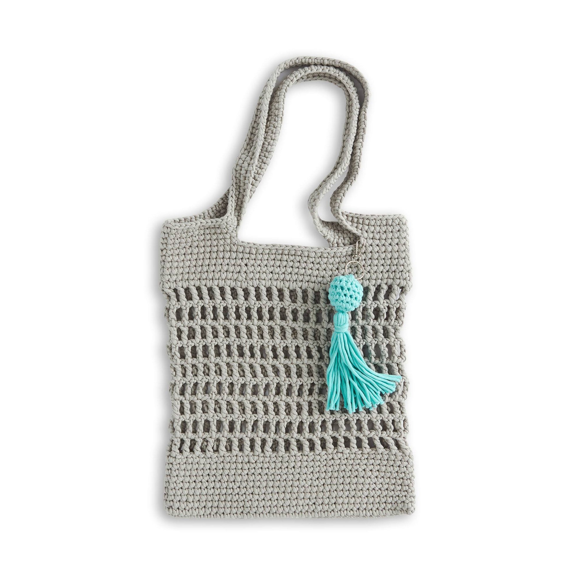 Free Bernat Beginner In The Market Crochet Bag Pattern