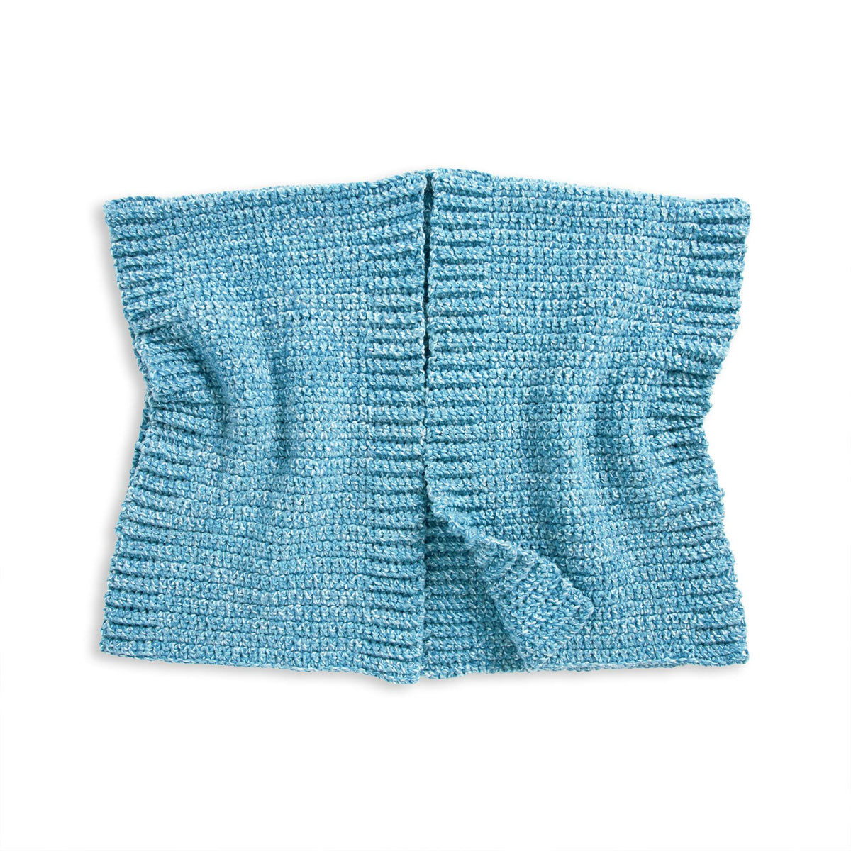 Crochet Wrap made in Bernat Forever Fleece Yarn