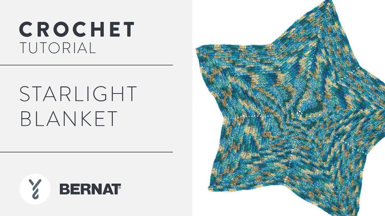 Bernat Starlight Crochet Blanket