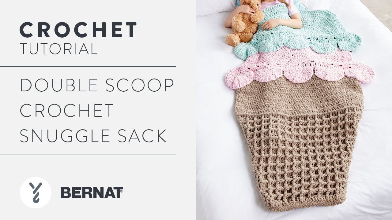 Bernat Double Scoop Crochet Snuggle Sack