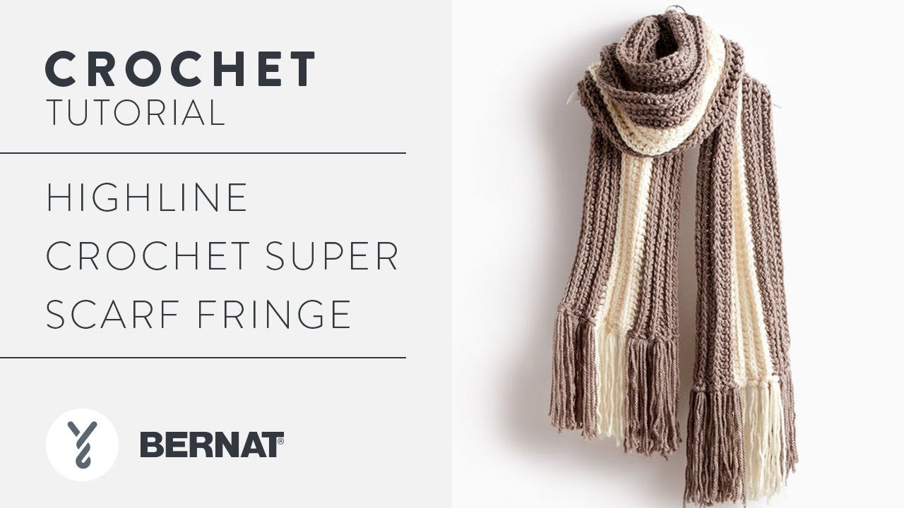 Bernat Highline Crochet Super Scarf