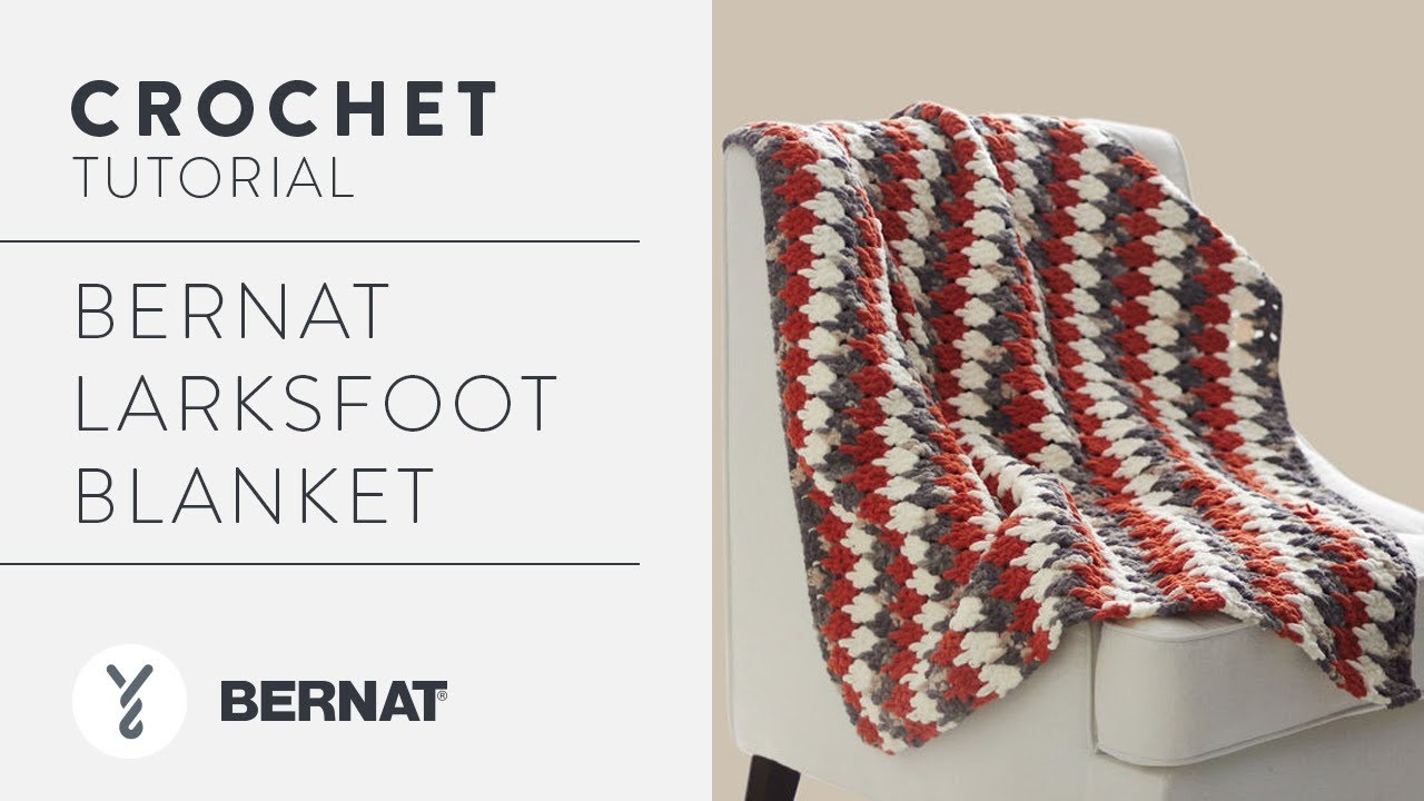 Bernat Larksfoot Crochet Blanket
