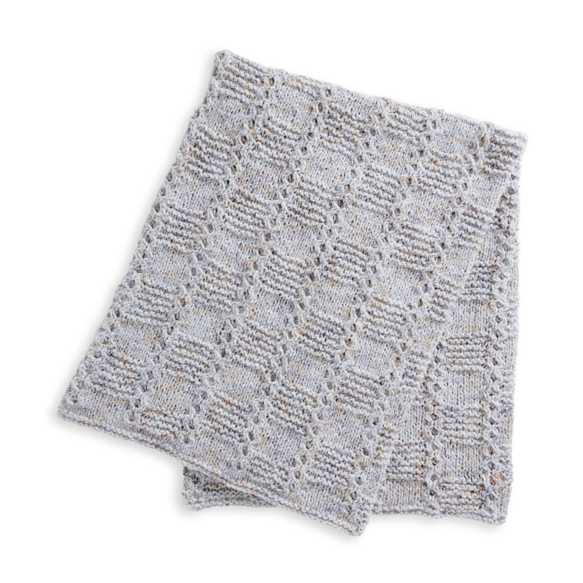 Free Bernat Blocks fo Garter Knit Blanket Pattern