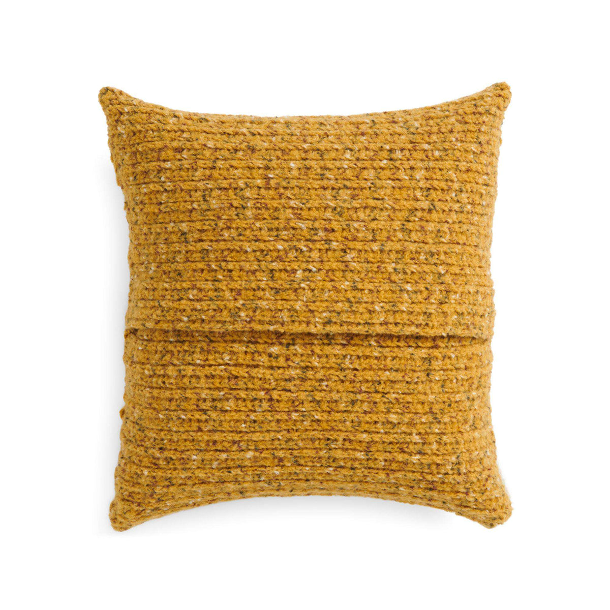 Crochet Pillow Cover made in Bernat Felted Yarn