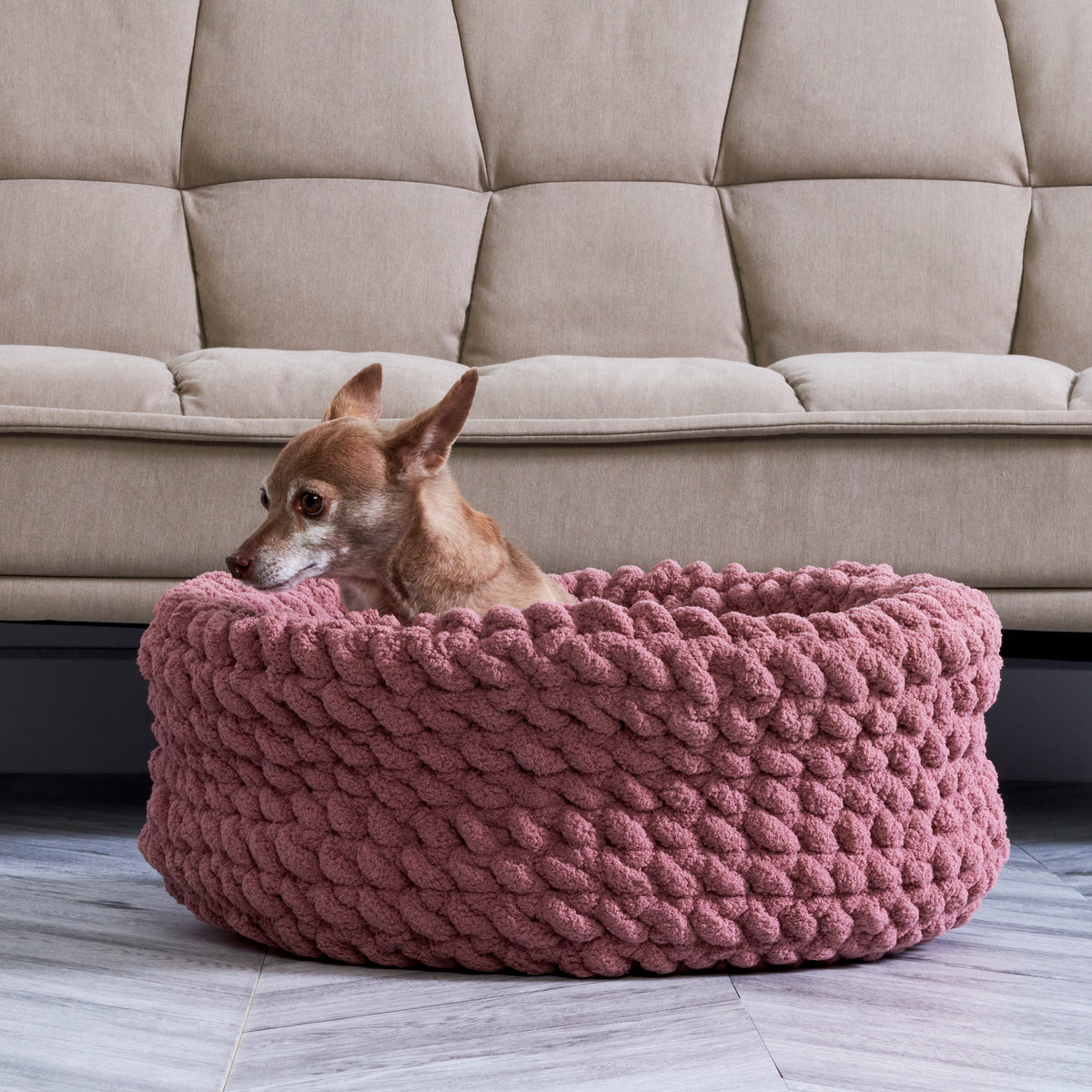 Crochet Nest made in Bernat Yarn