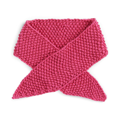 Bernat Knit Neckerchief Knit  made in Bernat Softee Cotton yarn