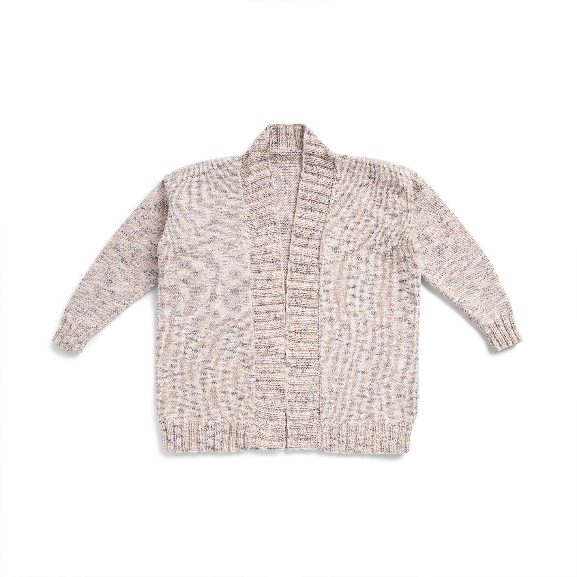 Free Easy Bernat Classic Knit Cardigan Pattern | Yarnspirations