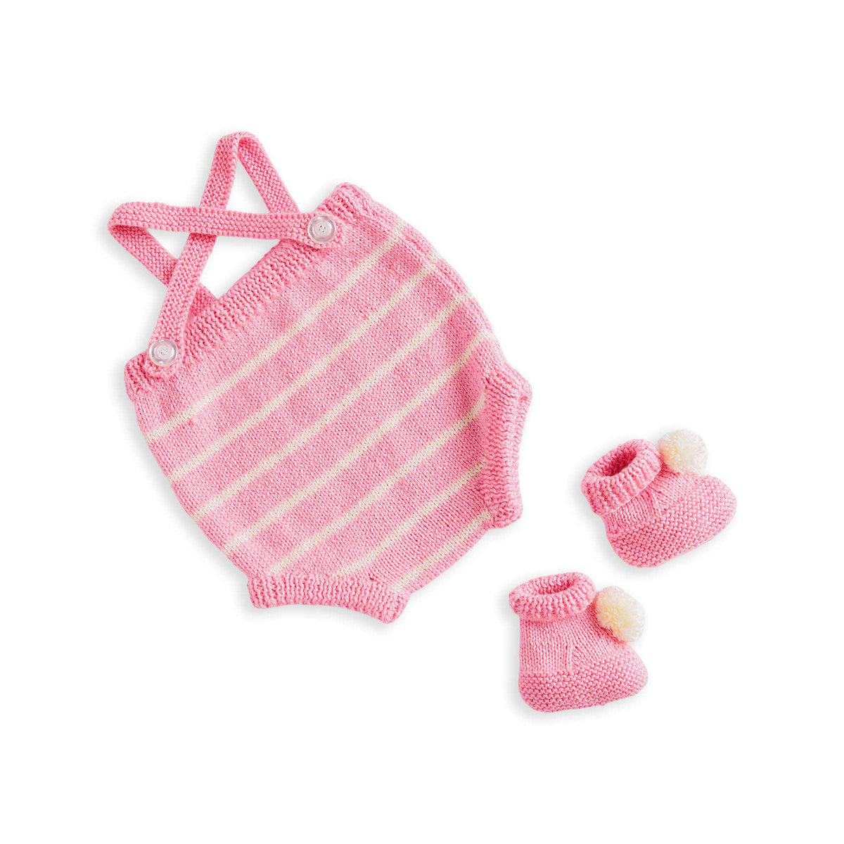 Knit Set made in Bernat Softee Baby Yarn