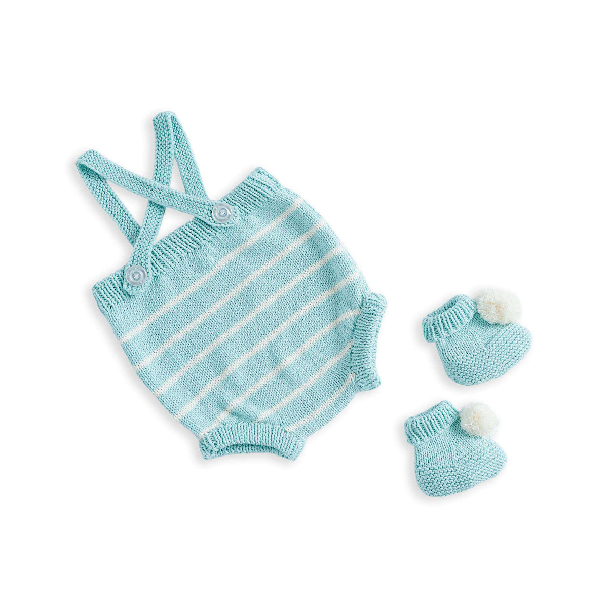 Knit Set made in Bernat Softee Baby Yarn