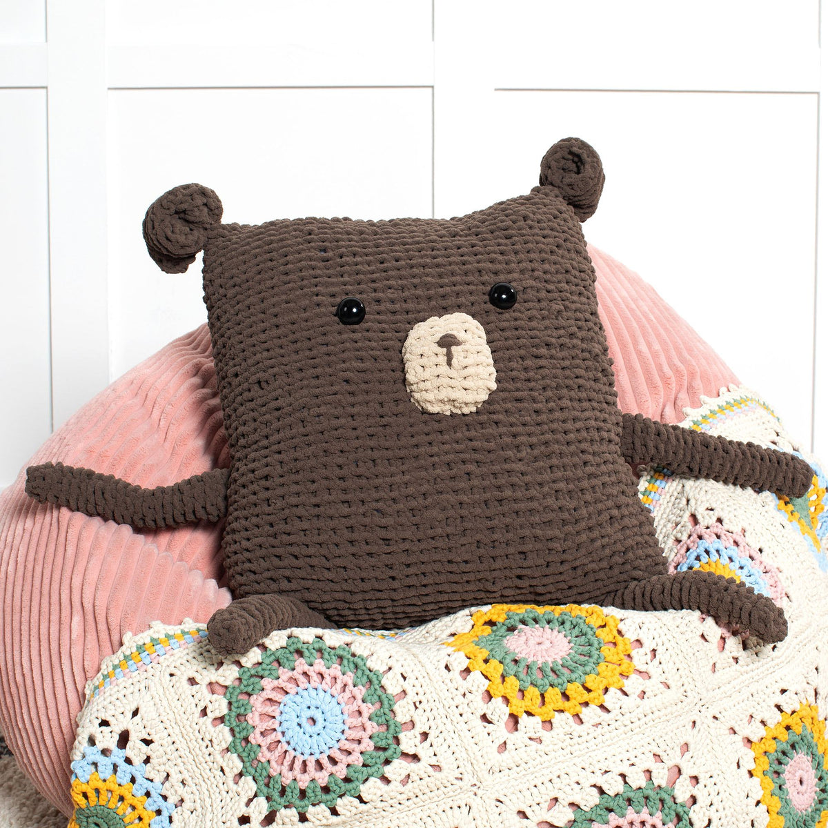 Knit Toy made in Bernat Blanket Yarn