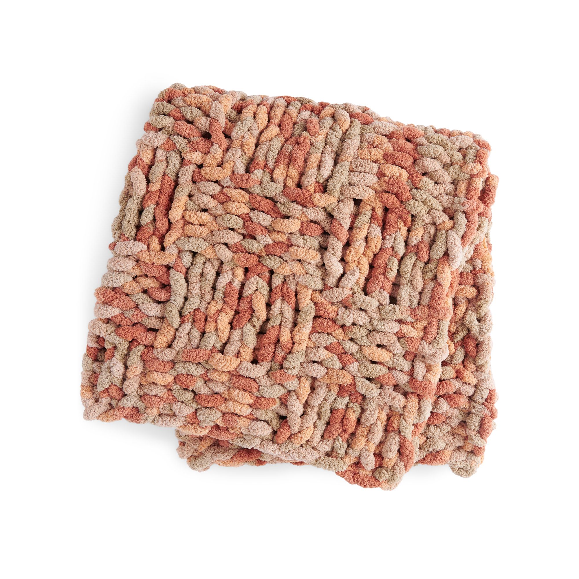 Free Easy Bernat Big Basketweave Blanket Knitting Pattern Yarnspirations