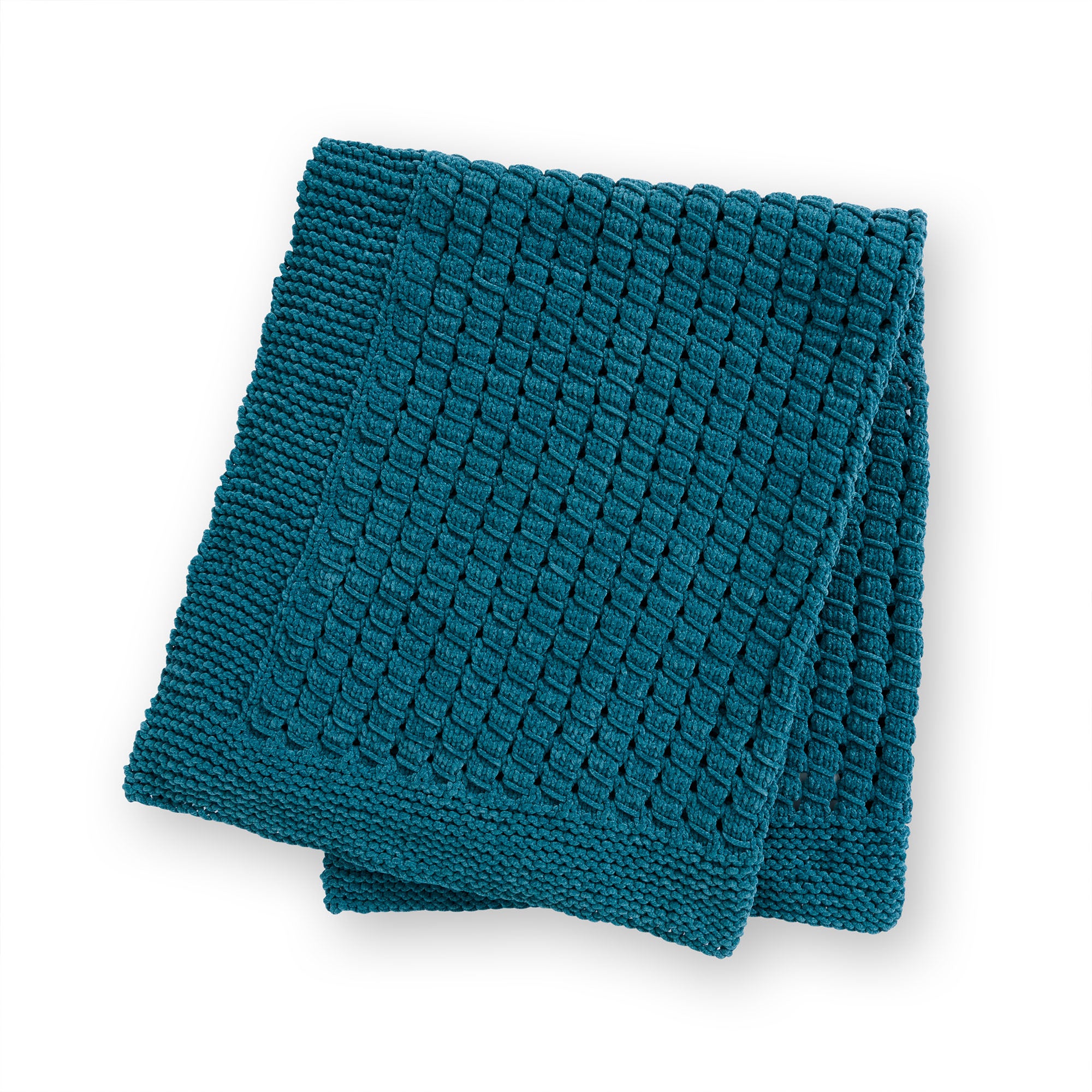 Free Easy Bernat Do the Twist Blanket Knitting Pattern
