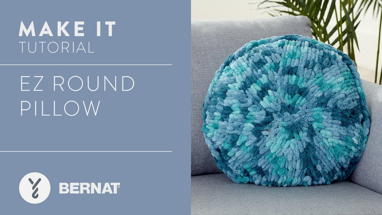 Bernat Alize EZ Round Pillow Craft