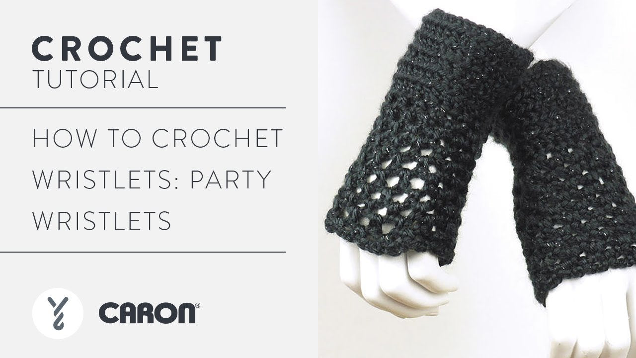 Caron Party Wristlets Crochet