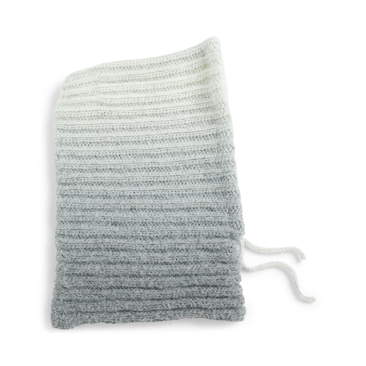 Crochet Hood made in Caron Colorama Halo Perfect Phasing Yarn