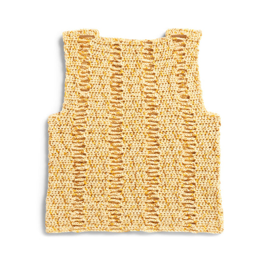 Crochet Tank Top made in Caron Simply Soft Speckle Yarn