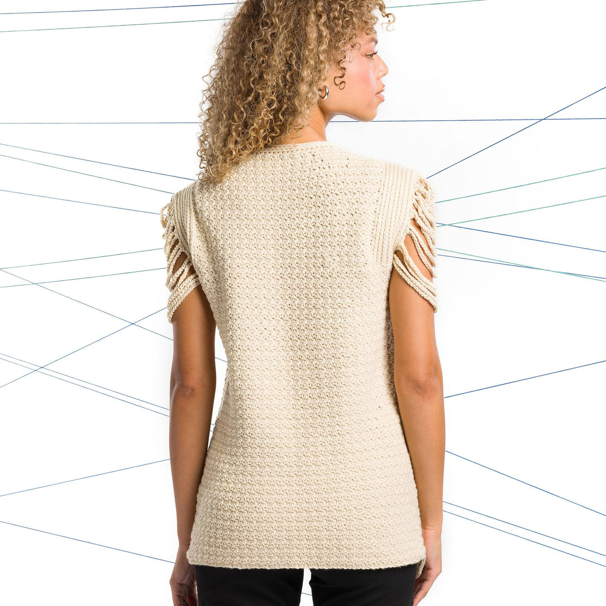 Crochet Tunic made in Caron Yarn