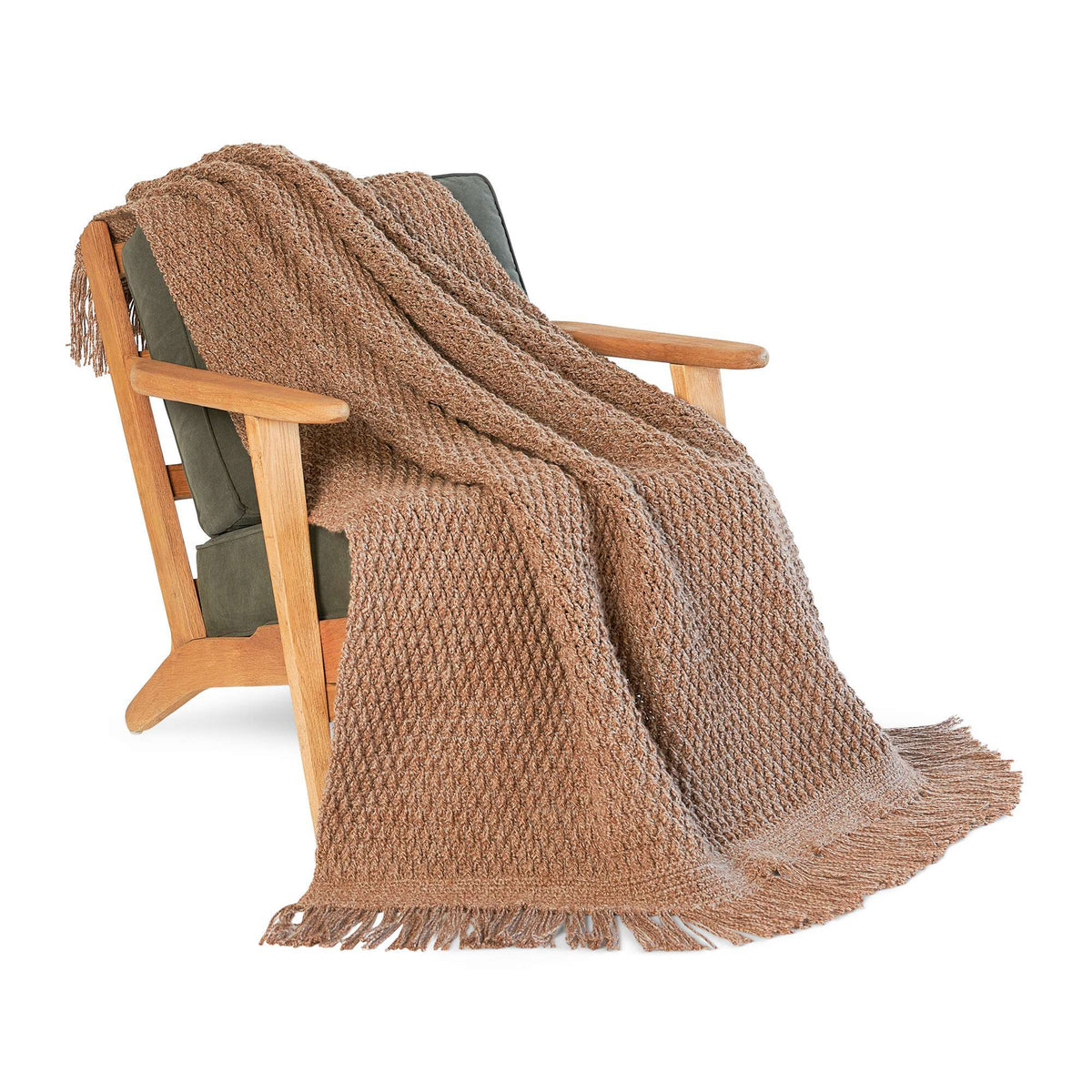 Crochet Blanket made in Caron Jumbo Yarn