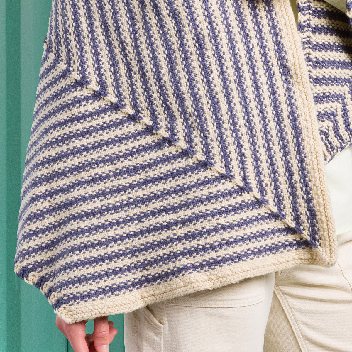 Knit Wrap made in Caron Yarn