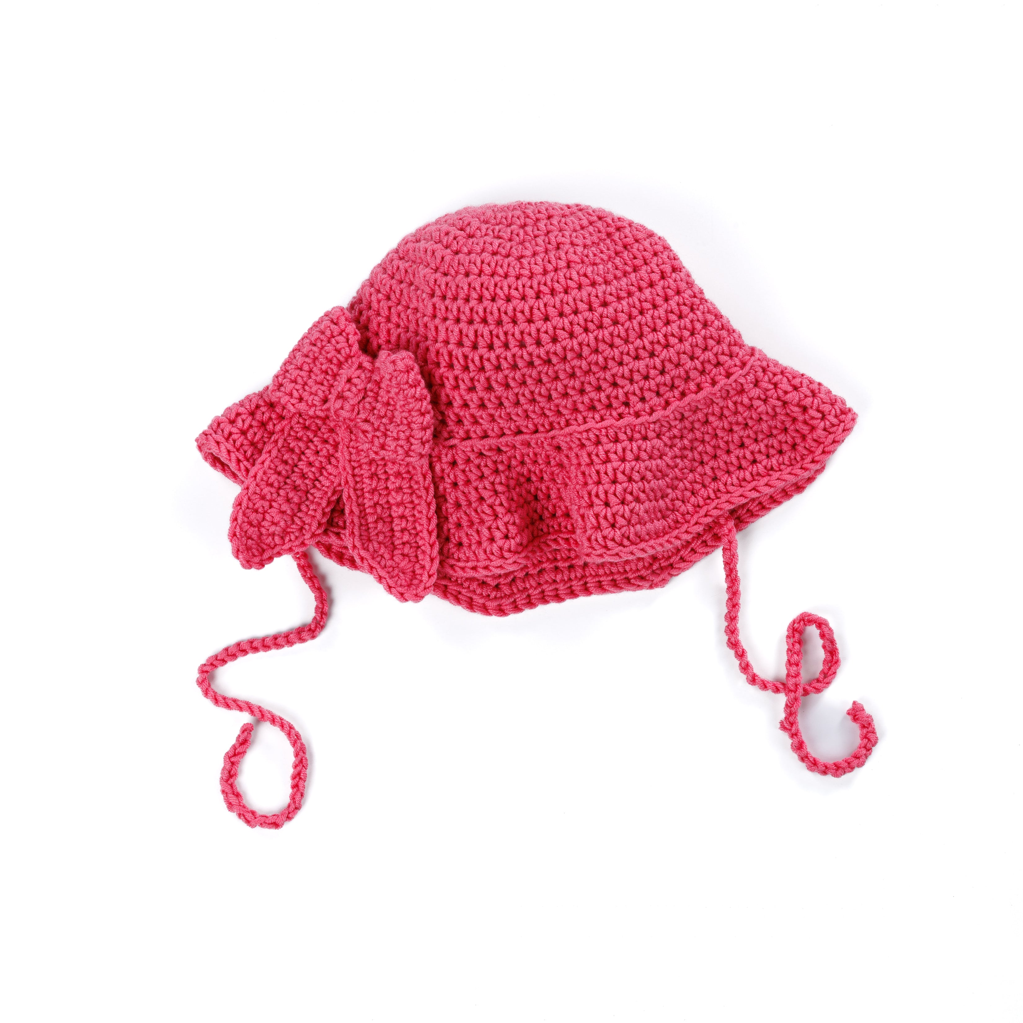 CaronBowtiqueBucketCrochetHat-