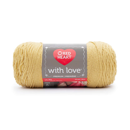 Red Heart With Love Yarn - Discontinued Shades Cornsilk