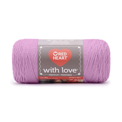 Red Heart With Love Yarn - Clearance shades Wisteria Purple