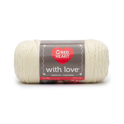 Red Heart With Love Yarn - Clearance shades Aran