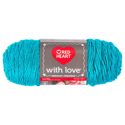Red Heart With Love Yarn - Clearance shades Santorini